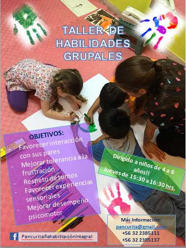 Taller de Habilidades Grupales para niños entre 4 y 6 años